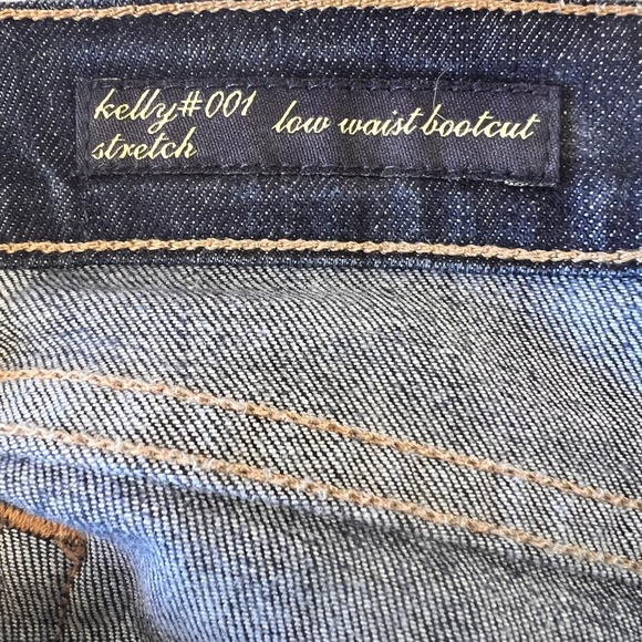 Citizens of Humanity Kelly 001 Low Waist Bootcut Stretch Jeans Dark Wash Size 28 - Picture 8 of 9
